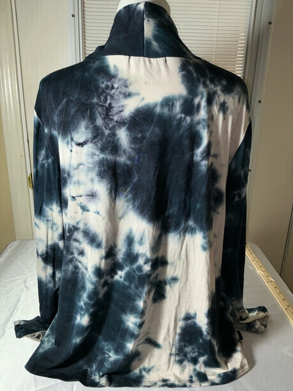 Wilde Tie-Dye Open Front Cardigan Size 1X - Picture 4 of 12